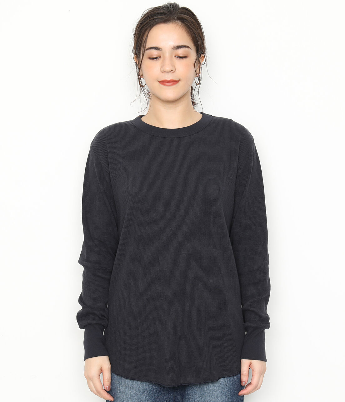 ADAM ET ROPE'「【Hanes for BIOTOP】LONG SLEEVE THERMAL」|Tシャツ・カットソー|