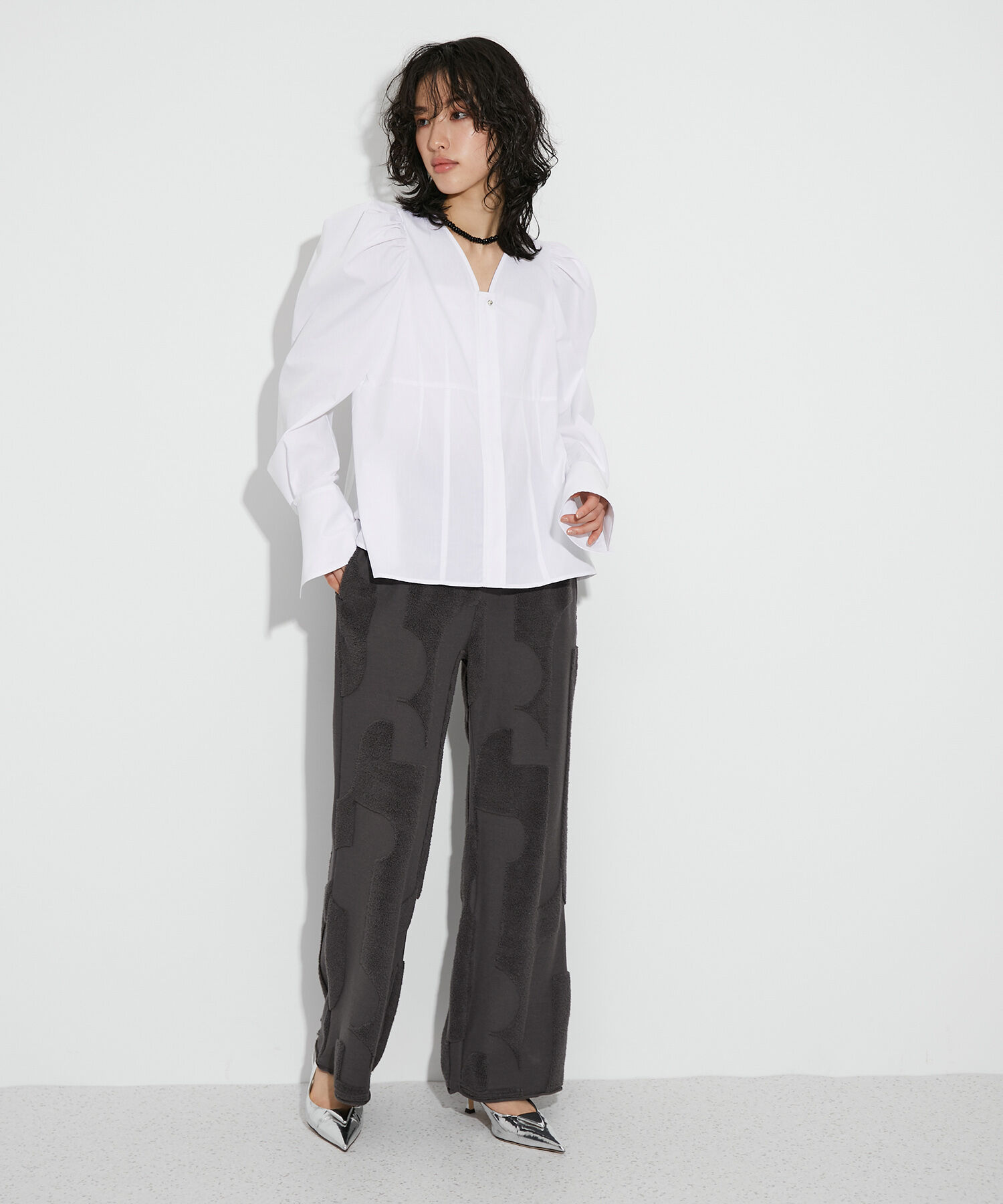 ADAM ET ROPE'「パイルジャカードパンツ」|その他|