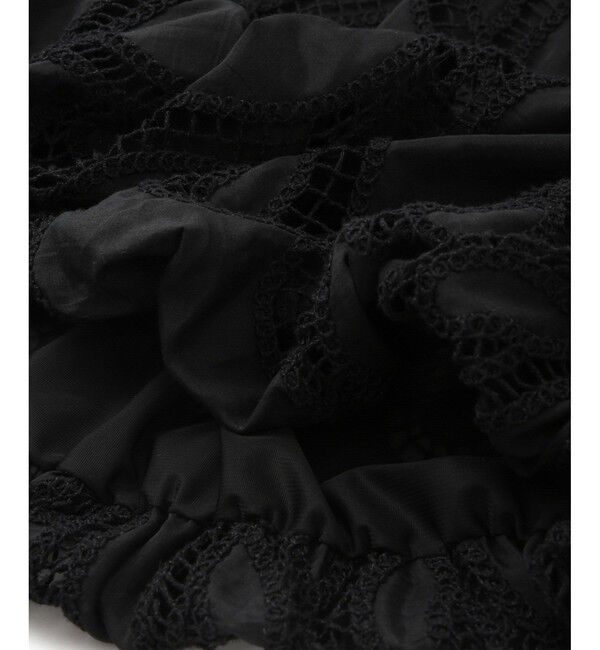 ADAM ET ROPE'「【EMOELLE】エンブロイダリーレーススカート」|スカート|