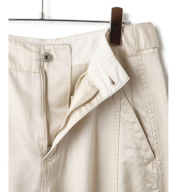 ADAM ET ROPE'「ピグメントダイエッグパンツ」|チノ|