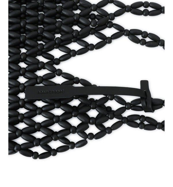 ADAM ET ROPE'「ウッドビーズバッグ」|トートバッグ|