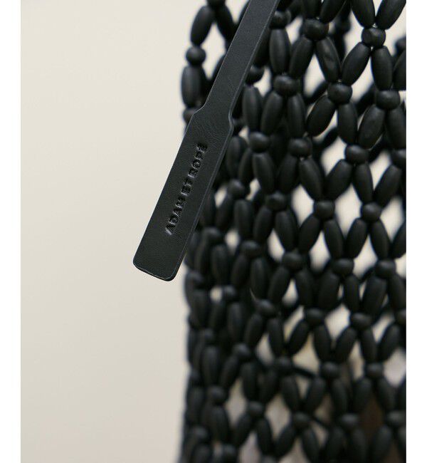 ADAM ET ROPE'「ウッドビーズバッグ」|トートバッグ|