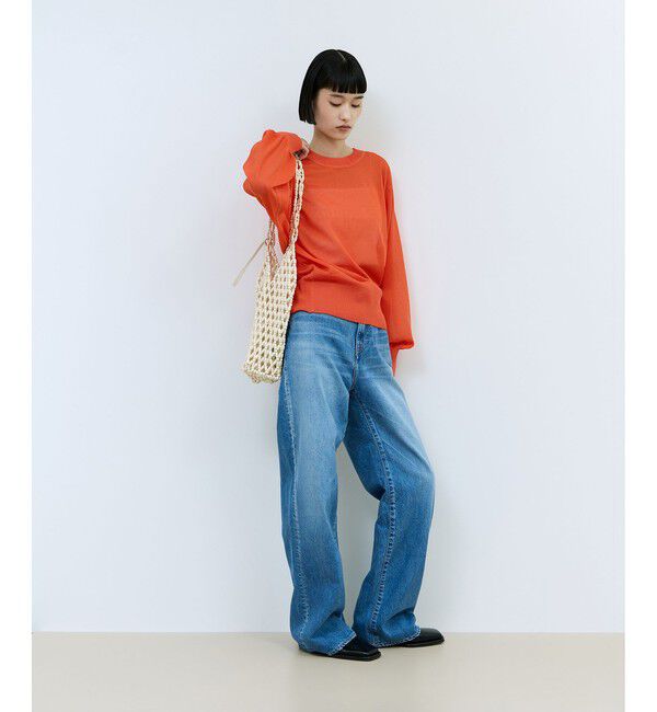 ADAM ET ROPE'「ウッドビーズバッグ」|トートバッグ|