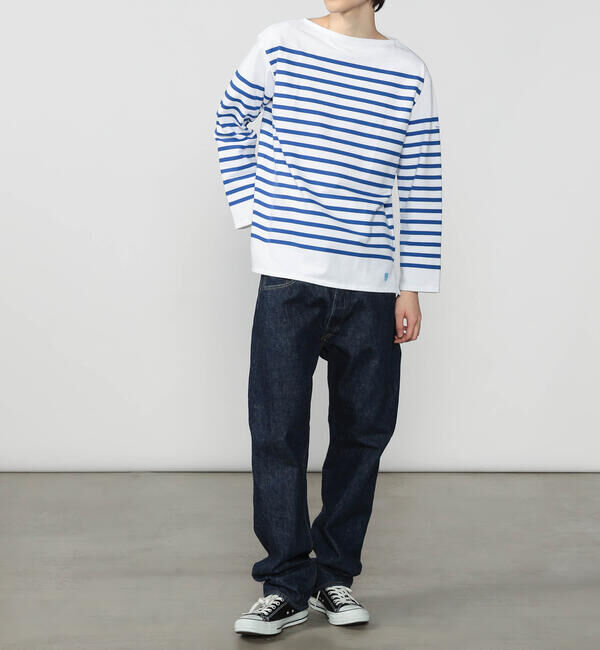 ORCIVAL「ORCIVAL | ラッセル ボートネック フレンチセーラーTシャツ MEN」|Tシャツ・カットソー|