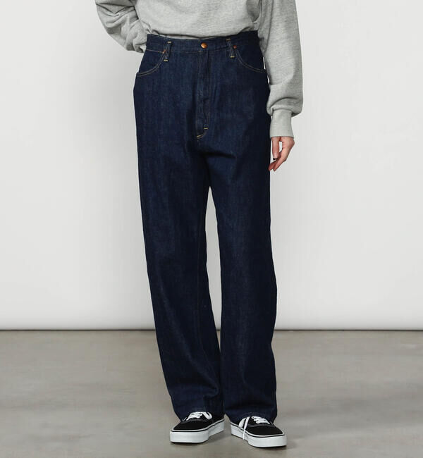  「orSlow | HIGH WAIST SELVEDGE DENIM PANTS WOMEN」|デニム|