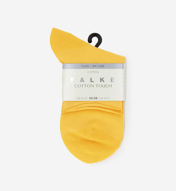 FALKE 「FALKE | 47106 COTTON TOUCH SHORT SOCKS WOMEN」|ソックス|YELLOW