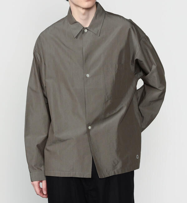 ORCIVAL「ORCIVAL | キュプラコットン レギュラーカラーアウターシャツ MEN」|シャツ・ブラウス|GREY