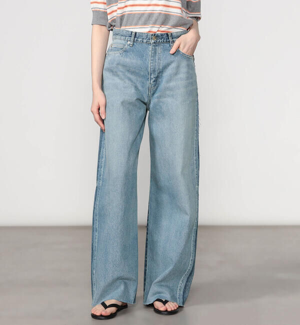  「SERGE | REMAKE 2TONE CUT PT MARTIN VINTAGE BLUE WOMEN」|デニム|