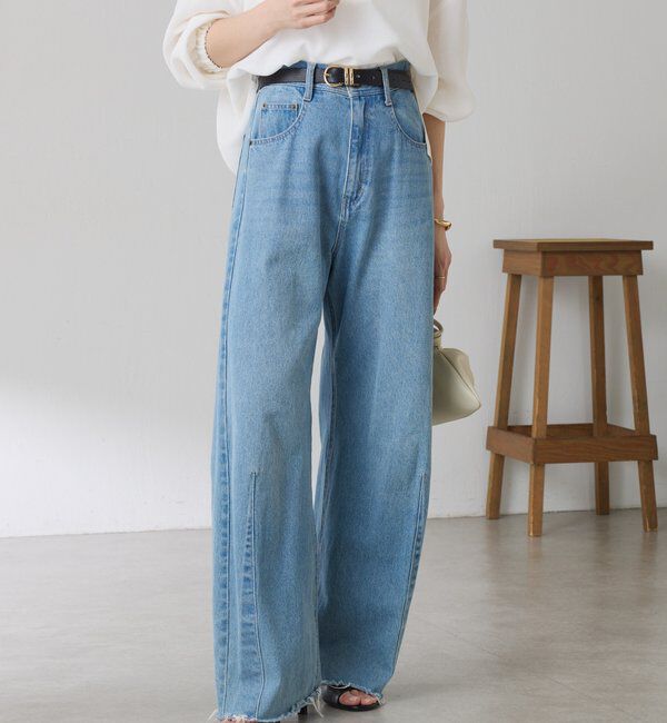  「【累計販売2.４万本】ブルージュデニム」|デニム|