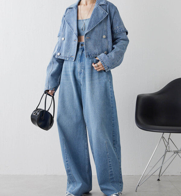  「【累計販売2.４万本】ブルージュデニム」|デニム|