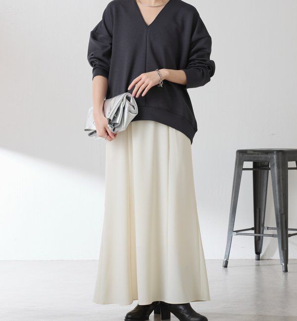  「ポンチＶカットプルオーバー」|Tシャツ・カットソー|