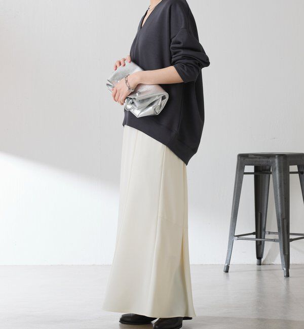  「ポンチＶカットプルオーバー」|Tシャツ・カットソー|