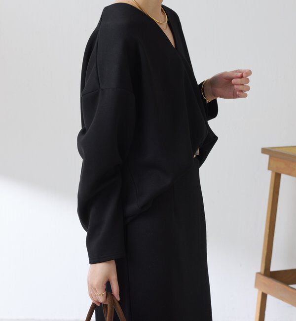  「ポンチＶカットプルオーバー」|Tシャツ・カットソー|