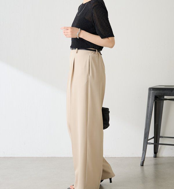  「【トレンドアイテム】シアードットチュールカットソー/アンサンブル」|Tシャツ・カットソー|