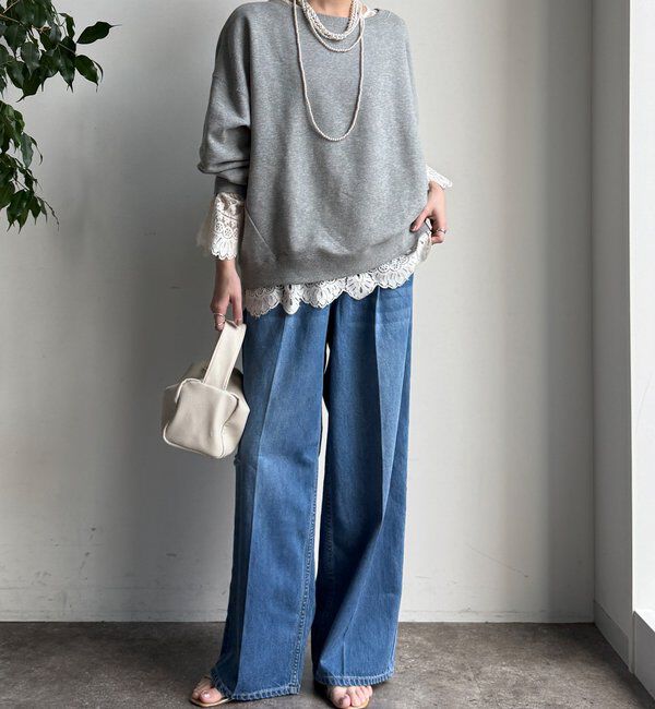  「レースフレアブラウス」|シャツ・ブラウス|