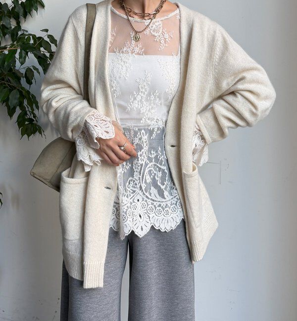  「レースフレアブラウス」|シャツ・ブラウス|