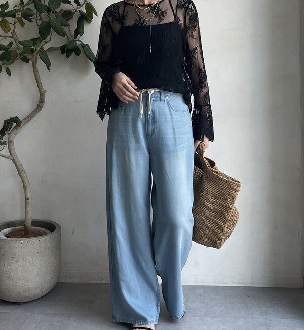  「レースフレアブラウス」|シャツ・ブラウス|