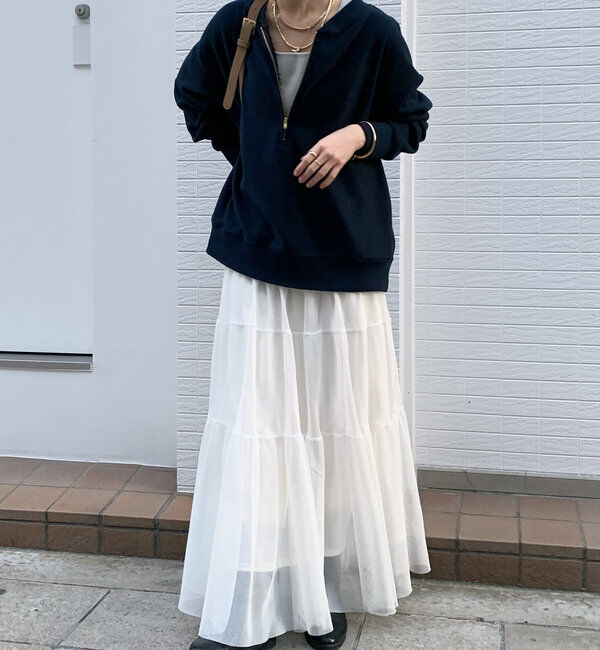  「【新色追加】【インフルエンサー OKOCHI企画】ハーフジップスウェット」|Tシャツ・カットソー|