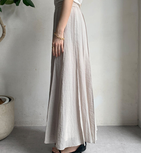  「シアーパネルプリーツスカート」|スカート|