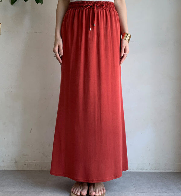  「【セットアップ可】ソフトロングスカート」|スカート|