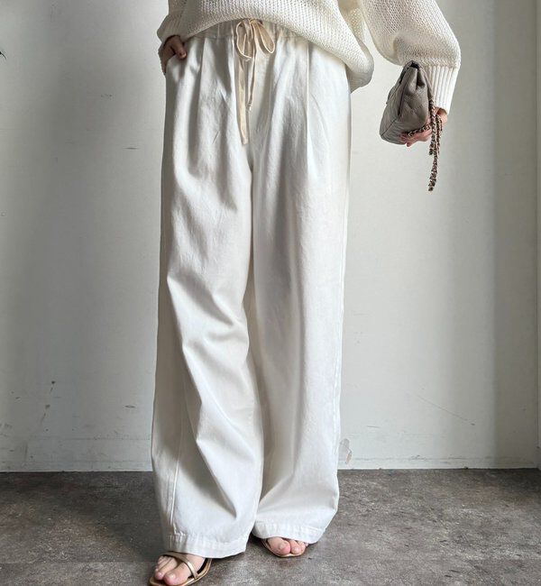  「デニムワイドイージーパンツ」|デニム|