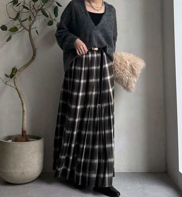  「チェックプリーツスカート」|スカート|