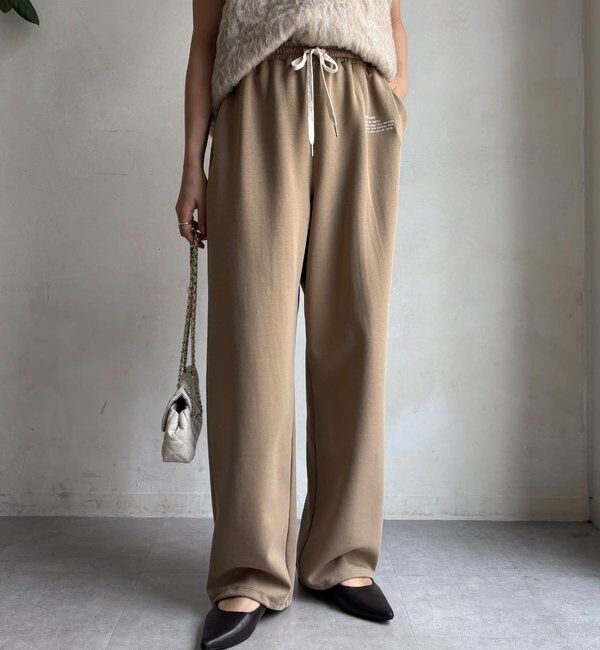  「【WEB限定】ロゴトラックパンツ」|チノ|