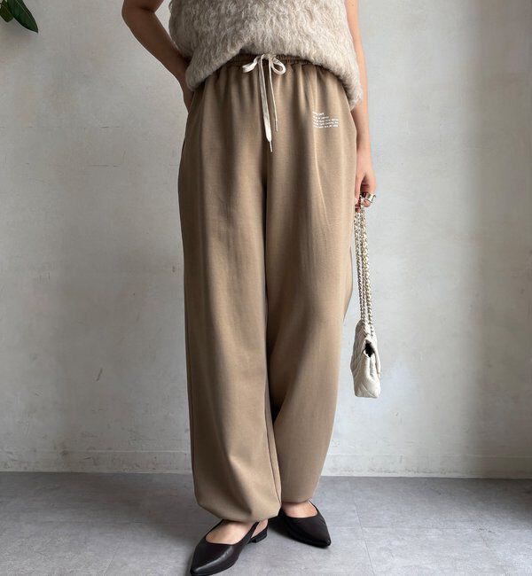  「【WEB限定】ロゴトラックパンツ」|チノ|