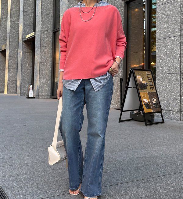  「ボートネックプルオーバー」|ニット・セーター|