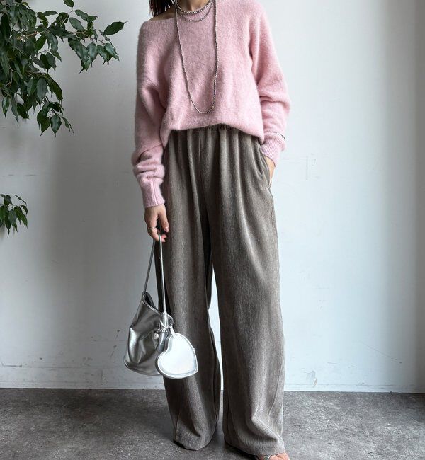  「ファーカシミヤカーディガン」|カーディガン|