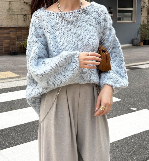  「ローゲージニット」|ニット・セーター|