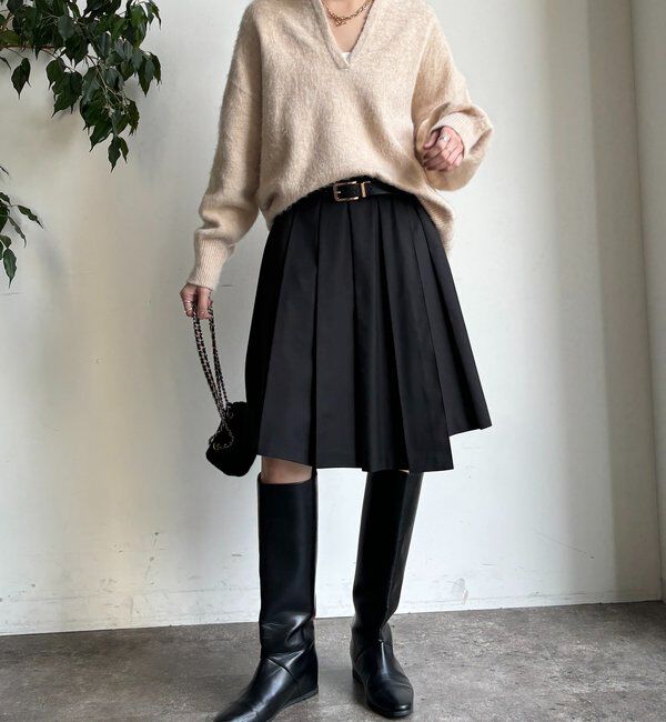  「深Vスリットニット」|ニット・セーター|