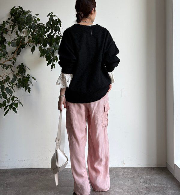  「深Vスリットニット」|ニット・セーター|