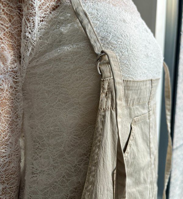  「ストレッチツイルピグメント加工オールインワン」|ワンピース|