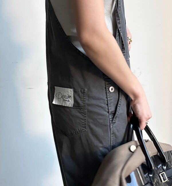  「ストレッチツイルピグメント加工オールインワン」|ワンピース|