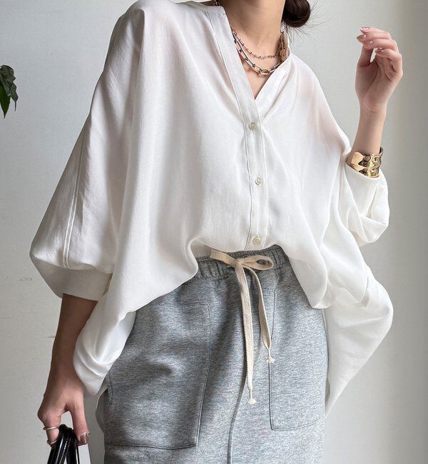  「袖リブドルマンシャツ」|シャツ・ブラウス|