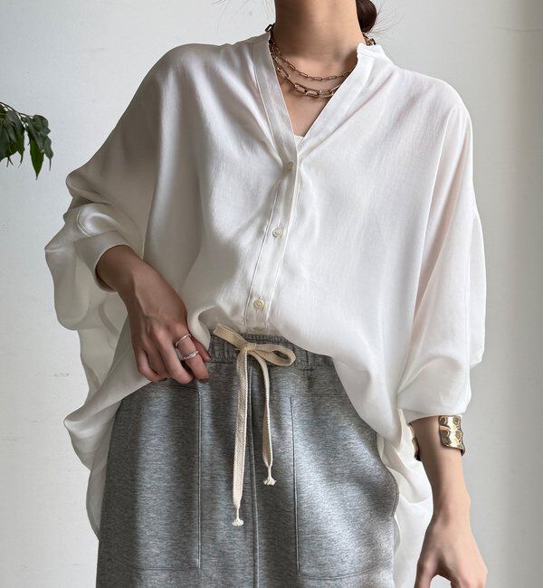  「袖リブドルマンシャツ」|シャツ・ブラウス|