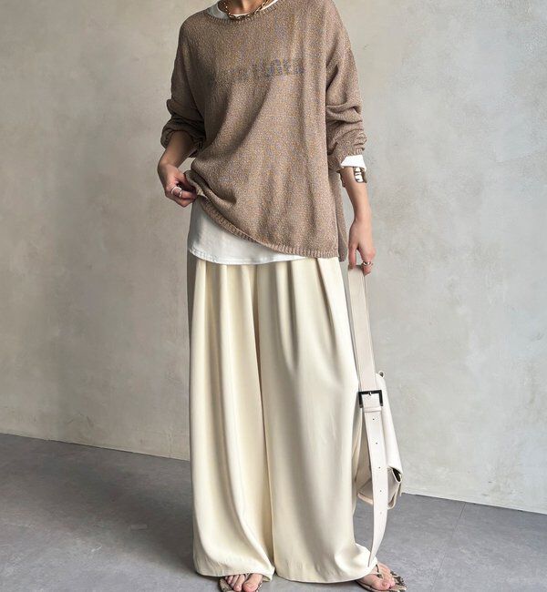  「ペーパーヤーンプルオーバー」|ニット・セーター|