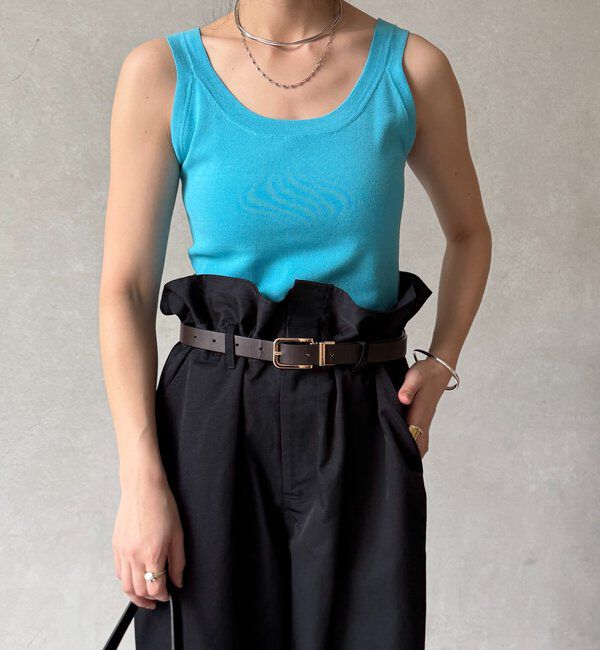  「ハイツイストニットタンク」|ニット・セーター|