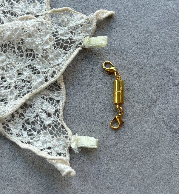  「レースマグネット付スカーフ」|マフラー|