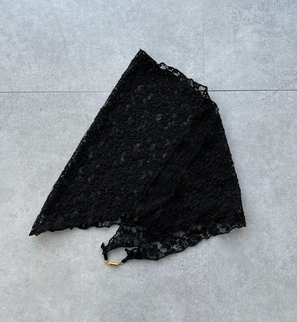  「レースマグネット付スカーフ」|マフラー|