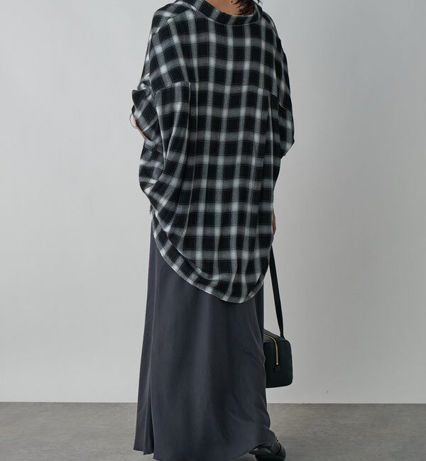  「ウォッシュドチェックワイドシャツ」|シャツ・ブラウス|