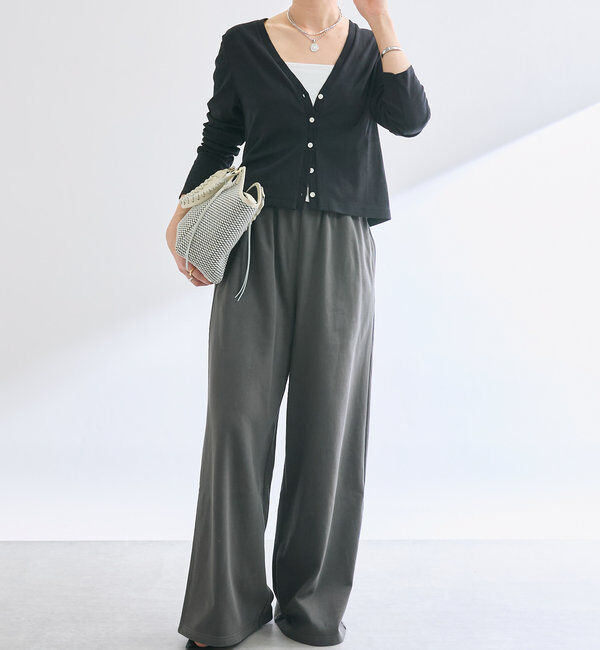  「【MONN.:.(モン)】スウェットワイドパンツ」|その他|