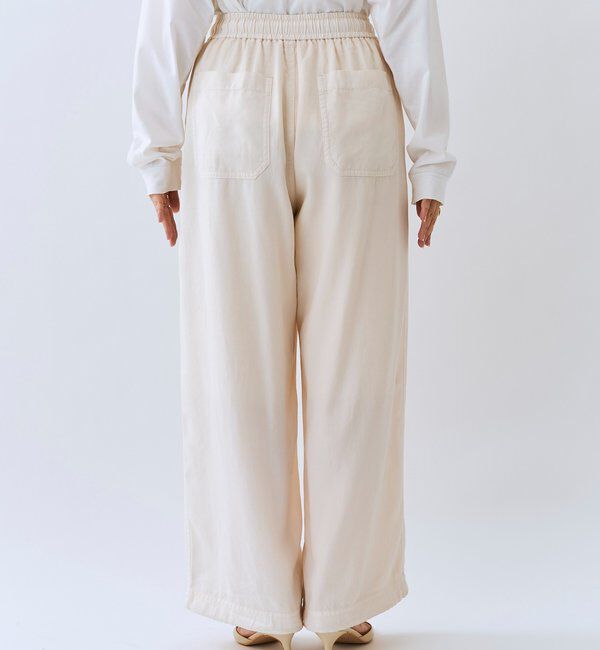  「【セットアップ可/こなれ感抜群】ガーメントダイ2wayワイドパンツ」|チノ|