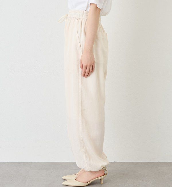  「【セットアップ可/こなれ感抜群】ガーメントダイ2wayワイドパンツ」|チノ|