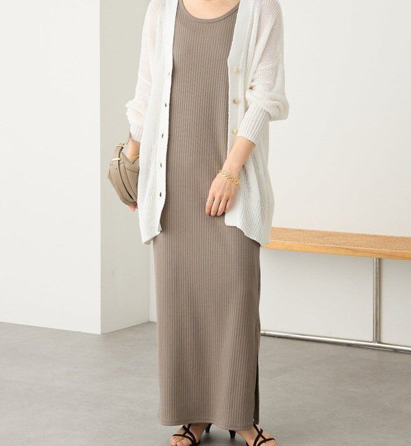  「【シリーズ累計販売数一万枚突破！】2WAYリブタンクワンピース」|ワンピース|