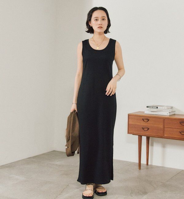  「【シリーズ累計販売数一万枚突破！】2WAYリブタンクワンピース」|ワンピース|