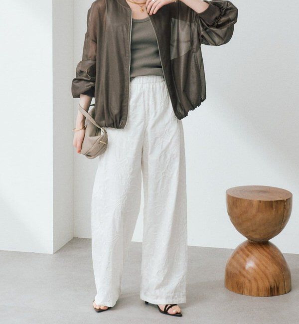  「予約【ほどよい抜け感】グロッシーシアーブルゾン」|ブルゾン・スタジャン|