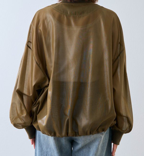  「予約【ほどよい抜け感】グロッシーシアーブルゾン」|ブルゾン・スタジャン|