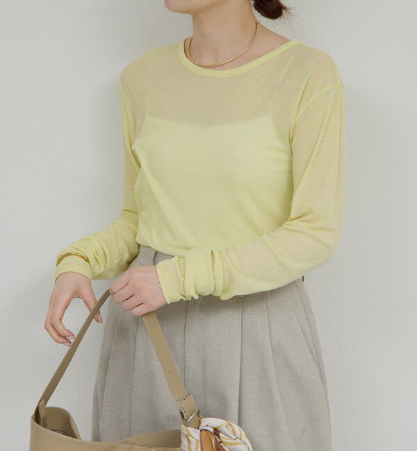 La nature linge「【La nature linge】NEWロングスリーブTシャツ」|Tシャツ・カットソー|